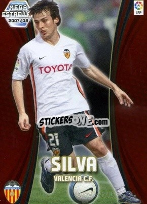 Sticker Silva - Liga 2007-2008. Megacracks n. 377 - Panini