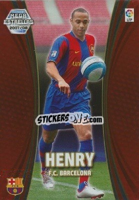 Sticker Henry - Liga 2007-2008. Megacracks n. 383 - Panini