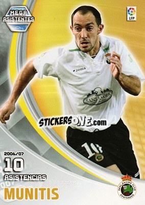 Sticker Munitis - Liga 2007-2008. Megacracks - Panini