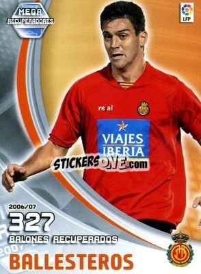 Sticker Ballesteros - Liga 2007-2008. Megacracks - Panini