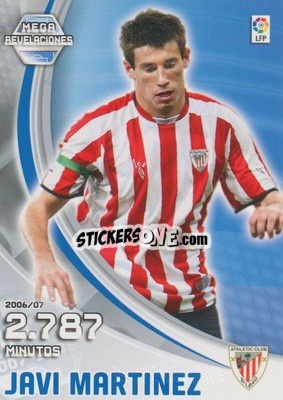Sticker Javi Martinez - Liga 2007-2008. Megacracks - Panini