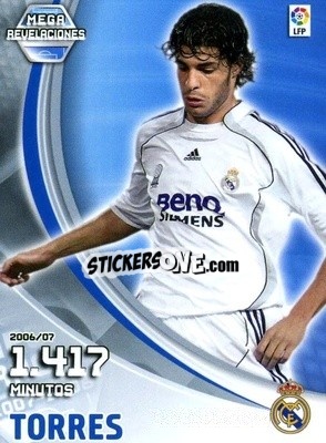 Sticker Torres - Liga 2007-2008. Megacracks - Panini
