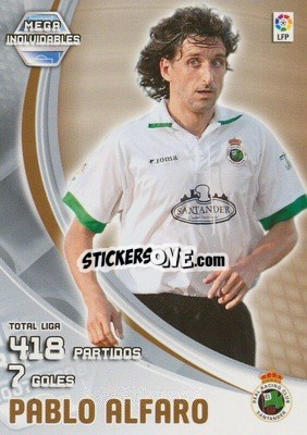Sticker Pablo Alfaro - Liga 2007-2008. Megacracks n. 404 - Panini