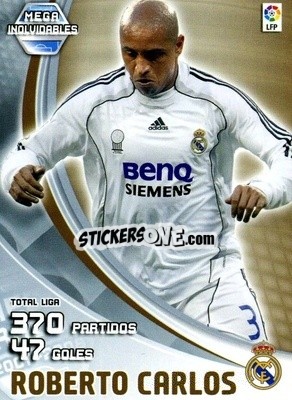 Sticker Roberto Carlos - Liga 2007-2008. Megacracks n. 405 - Panini
