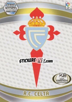 Sticker R.C. Celta - Liga 2007-2008. Megacracks - Panini