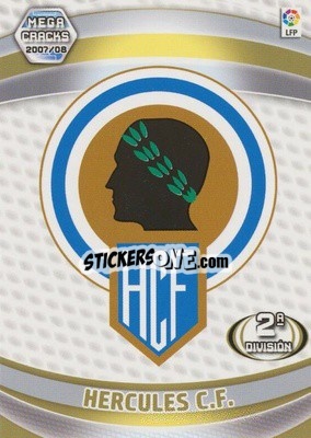 Sticker Hercules C.F. - Liga 2007-2008. Megacracks - Panini
