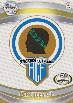 Sticker Hercules C.F. - Liga 2007-2008. Megacracks n. 430 - Panini