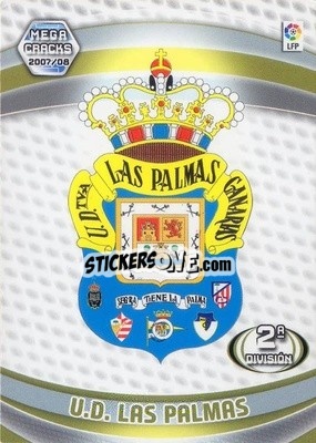Sticker U.D. Las Palmas - Liga 2007-2008. Megacracks - Panini