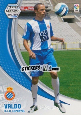 Sticker Valdo - Liga 2007-2008. Megacracks - Panini