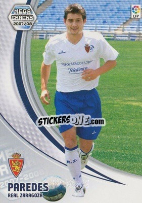 Cromo Paredes - Liga 2007-2008. Megacracks - Panini