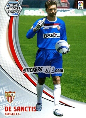 Cromo De Sanctis - Liga 2007-2008. Megacracks - Panini