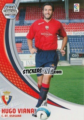 Sticker Hugo Viana - Liga 2007-2008. Megacracks n. 465 - Panini