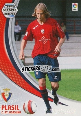 Sticker Plasil - Liga 2007-2008. Megacracks - Panini