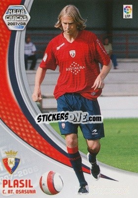 Sticker Plasil - Liga 2007-2008. Megacracks n. 481 - Panini