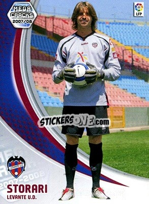 Sticker Storari - Liga 2007-2008. Megacracks n. 489 - Panini