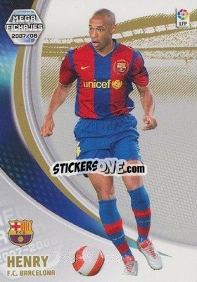 Sticker Henry - Liga 2007-2008. Megacracks n. 497 - Panini
