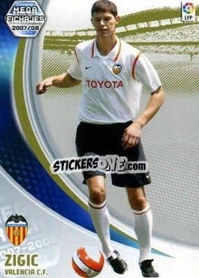 Sticker Zigic - Liga 2007-2008. Megacracks n. 504 - Panini