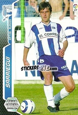 Cromo Sarriegui - Liga 2005-2006. Megacracks - Panini