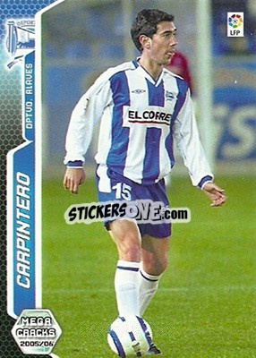 Sticker Carpintero - Liga 2005-2006. Megacracks - Panini