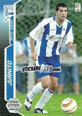 Cromo Juanito - Liga 2005-2006. Megacracks - Panini