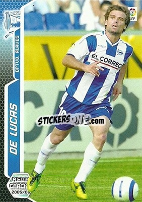 Sticker De Lucas - Liga 2005-2006. Megacracks - Panini