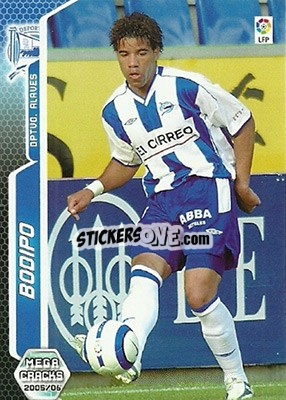 Cromo Bodipo - Liga 2005-2006. Megacracks - Panini