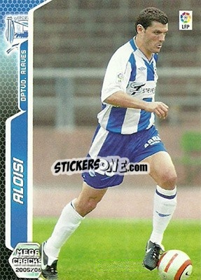 Sticker Aloisi - Liga 2005-2006. Megacracks n. 17 - Panini