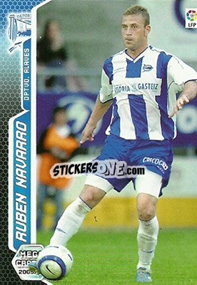 Cromo Ruben Navarro - Liga 2005-2006. Megacracks - Panini