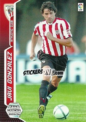 Sticker Javi Gonzalez - Liga 2005-2006. Megacracks - Panini