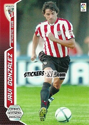 Sticker Javi Gonzalez - Liga 2005-2006. Megacracks n. 21 - Panini