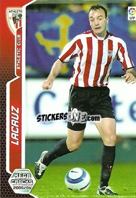 Figurina Lacruz - Liga 2005-2006. Megacracks n. 22 - Panini