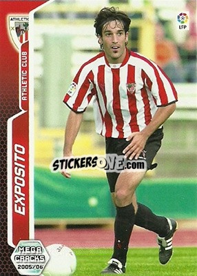 Figurina Exposito - Liga 2005-2006. Megacracks n. 26 - Panini
