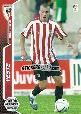 Sticker Yeste - Liga 2005-2006. Megacracks - Panini