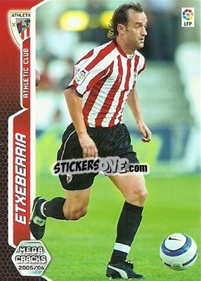 Cromo Etxeberria - Liga 2005-2006. Megacracks - Panini