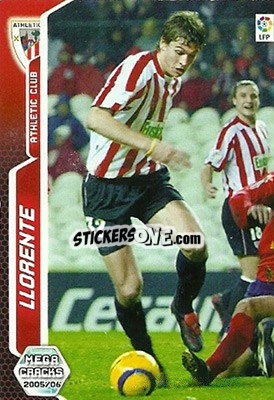 Sticker Fernando Llorente - Liga 2005-2006. Megacracks n. 36 - Panini