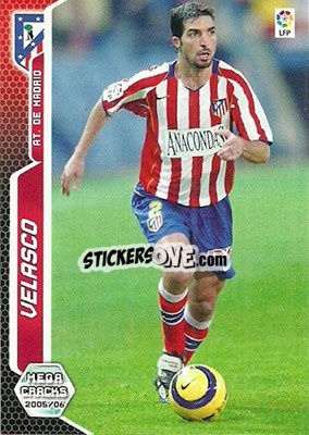 Sticker Velasco - Liga 2005-2006. Megacracks n. 39 - Panini
