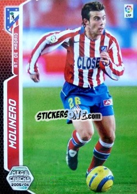 Sticker Molinero - Liga 2005-2006. Megacracks n. 40 - Panini