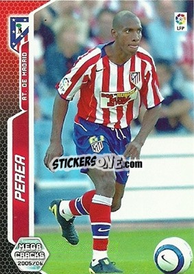 Sticker Luis Perea - Liga 2005-2006. Megacracks n. 41 - Panini
