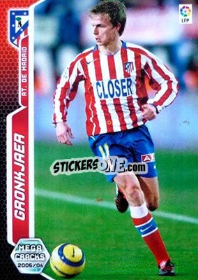 Sticker Gronkjaer - Liga 2005-2006. Megacracks - Panini