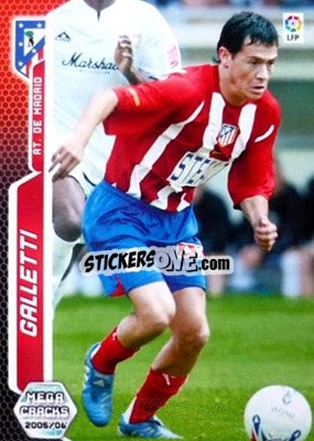 Sticker Galletti - Liga 2005-2006. Megacracks n. 50bis - Panini
