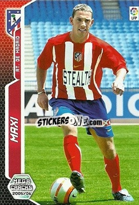 Figurina Maxi Rodríguez - Liga 2005-2006. Megacracks - Panini