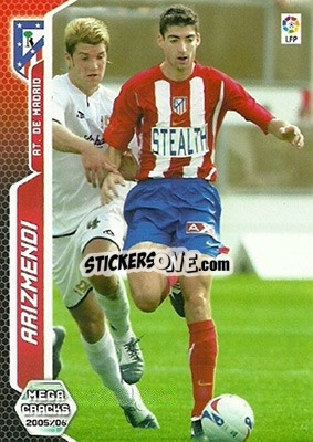 Sticker Arizmendi - Liga 2005-2006. Megacracks n. 52 - Panini
