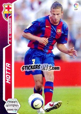 Figurina Thiago Motta - Liga 2005-2006. Megacracks - Panini