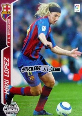 Cromo Maxi Lopez - Liga 2005-2006. Megacracks n. 71 - Panini