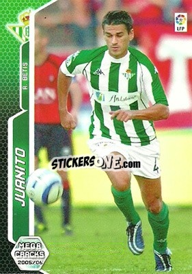 Cromo Juanito - Liga 2005-2006. Megacracks - Panini