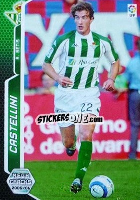 Sticker Castellini - Liga 2005-2006. Megacracks - Panini