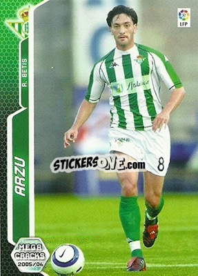 Sticker Arzu - Liga 2005-2006. Megacracks - Panini