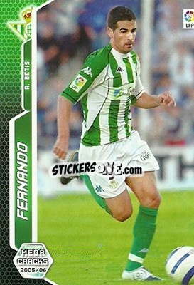 Sticker Fernando - Liga 2005-2006. Megacracks - Panini