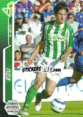 Figurina Edu - Liga 2005-2006. Megacracks - Panini