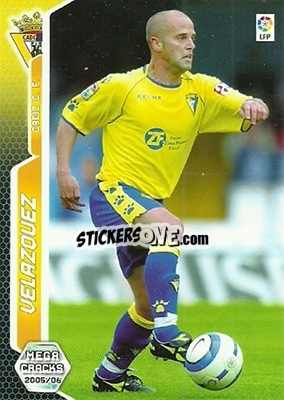 Sticker Velazquez - Liga 2005-2006. Megacracks n. 93 - Panini